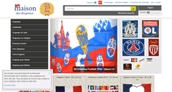 Desktop Screenshot of maison-des-drapeaux.com