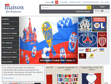 Tablet Screenshot of maison-des-drapeaux.com